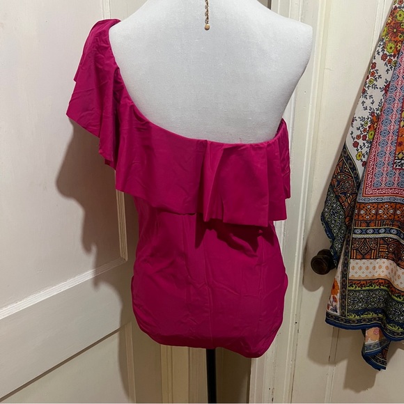 Swim Bundle! Kona Sol one shoulder full piece with Rachel Zoe Cover up!! Sz 16 - Picture 5 of 16